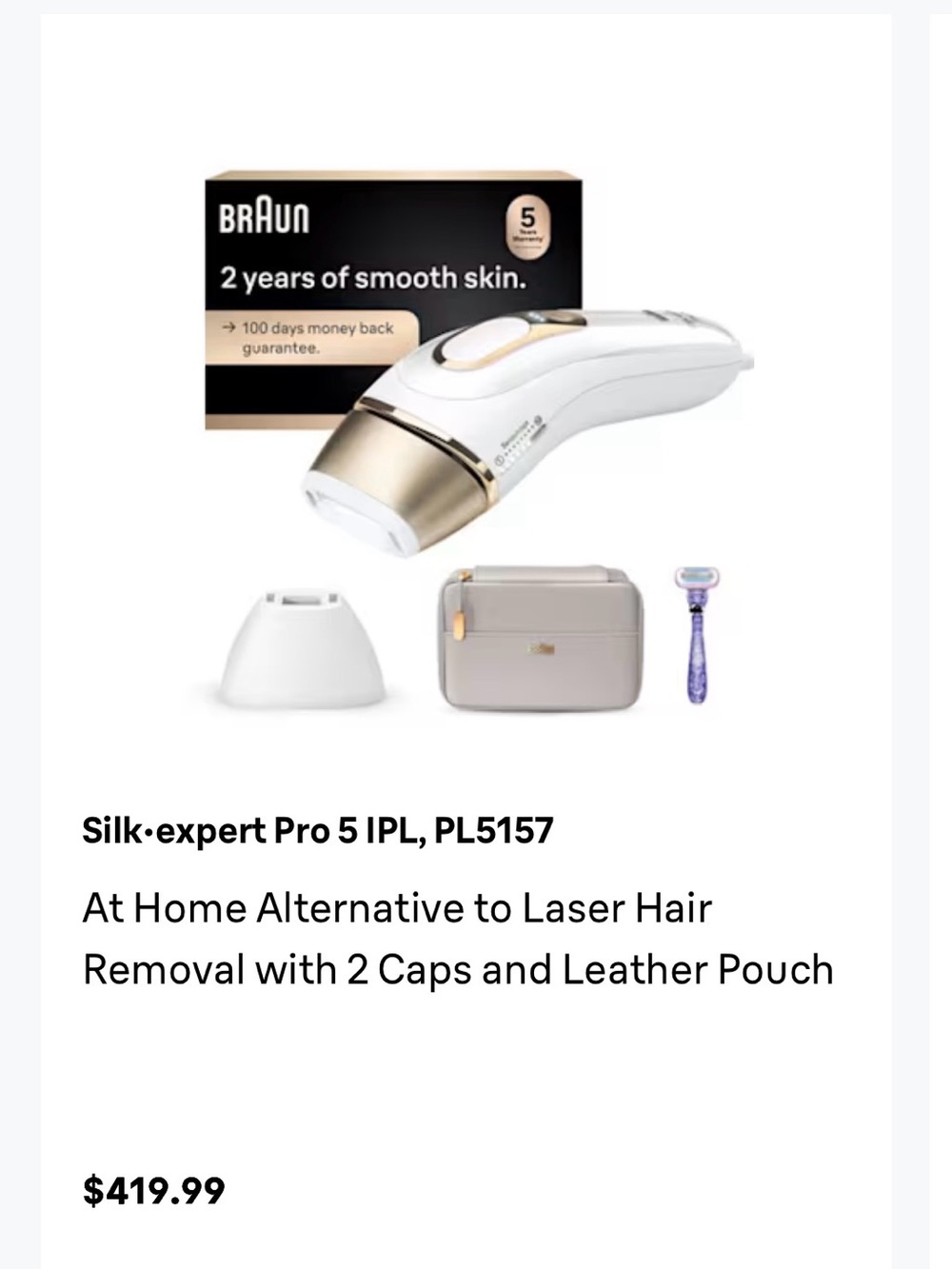 Braun Silk·expert Pro 5 IPL Hair Removal Device - Picture 14 of 16